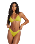 The Billabong Womens Summer High Reese Underwire Bikini Top in Tart Lime