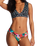 The Billabong Womens Islands Away Reversible Bikini Top in Multi