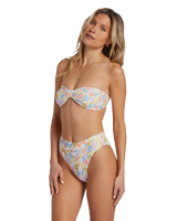 The Billabong Womens Dream Chaser Tanlines Betty Bandeau Bikini Top in Multi