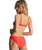 The Billabong Womens Lined Up Lowrider Bikini Bottoms in Bright Poppy