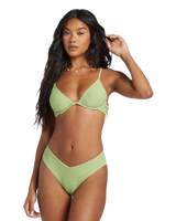 The Billabong Womens Tanlines Fiji Bikini Bottom in Palm Green