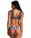 The Billabong Womens Islands Away Reversible Fiji Bikini Bottoms in Multi