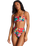 The Billabong Womens Islands Away Reversible Rise Bikini Bottoms in Multi