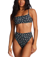 The Billabong Womens Islands Away Reversible Rise Bikini Bottoms in Multi