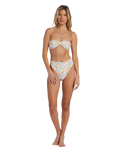 The Billabong Womens Dream Chaser Tanlines Maui Bikini Bottoms in Multi