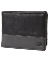 The Billabong Mens Dimension Wallet in Black Charcoal