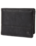 The Billabong Mens Dimension Wallet in Black Grain