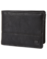 The Billabong Mens Dimension Wallet in Black Grain