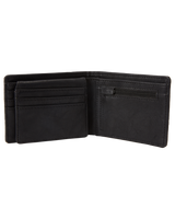 The Billabong Mens Dimension Wallet in Black Grain