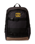 The Billabong Command Stash Backpack in Washed Black