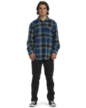 The Billabong Mens Furnace Shirt in Dark Blue