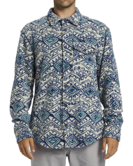 The Billabong Mens Furnace Shirt in Slate Blue