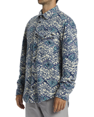 The Billabong Mens Furnace Shirt in Slate Blue