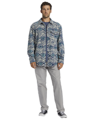 The Billabong Mens Furnace Shirt in Slate Blue