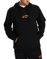 The Billabong Mens Core Arch Hoodie in Black