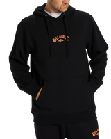 The Billabong Mens Core Arch Hoodie in Black