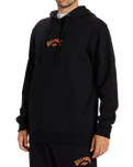 The Billabong Mens Core Arch Hoodie in Black