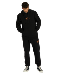 The Billabong Mens Core Arch Hoodie in Black