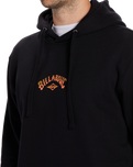 The Billabong Mens Core Arch Hoodie in Black