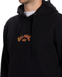 The Billabong Mens Core Arch Hoodie in Black