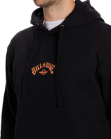 The Billabong Mens Core Arch Hoodie in Black