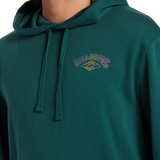 The Billabong Mens Shorts Sands Hoodie in Deep Teal