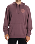 The Billabong Mens Shorts Sands Hoodie in Vintage Violet