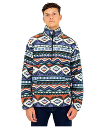 The Billabong Mens Boundary Mock Fleece Jacket in Multi