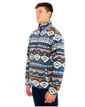 The Billabong Mens Boundary Mock Fleece Jacket in Multi