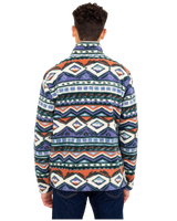 The Billabong Mens Boundary Mock Fleece Jacket in Multi