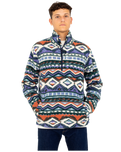 The Billabong Mens Boundary Mock Fleece Jacket in Multi