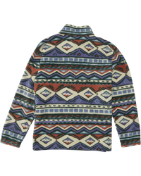 The Billabong Mens Boundary Mock Fleece Jacket in Multi