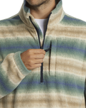 The Billabong Mens Boundary Fleece Jacket in Dune