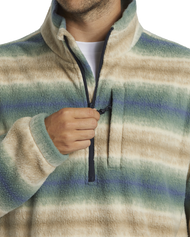 The Billabong Mens Boundary Fleece Jacket in Dune