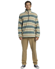 The Billabong Mens Boundary Fleece Jacket in Dune