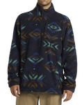 The Billabong Mens Boundary Fleece Jacket in Navy