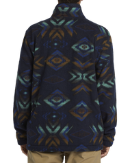 The Billabong Mens Boundary Fleece Jacket in Navy