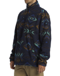 The Billabong Mens Boundary Fleece Jacket in Navy