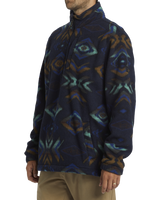 The Billabong Mens Boundary Fleece Jacket in Navy