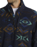 The Billabong Mens Boundary Fleece Jacket in Navy