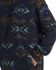 The Billabong Mens Boundary Fleece Jacket in Navy