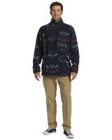 The Billabong Mens Boundary Fleece Jacket in Navy