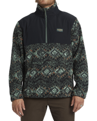 The Billabong Mens Boundary Re-Issue Fleece Jacket in Black