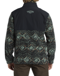 The Billabong Mens Boundary Re-Issue Fleece Jacket in Black