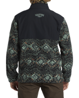 The Billabong Mens Boundary Re-Issue Fleece Jacket in Black