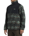 The Billabong Mens Boundary Re-Issue Fleece Jacket in Black