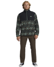 The Billabong Mens Boundary Re-Issue Fleece Jacket in Black