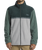 The Billabong Mens Boundary Trail Zip Fleece Jacket in Forest Green