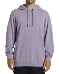 The Billabong Mens Wave Washed Hoodie in Purple Ash