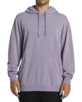 The Billabong Mens Wave Washed Hoodie in Purple Ash